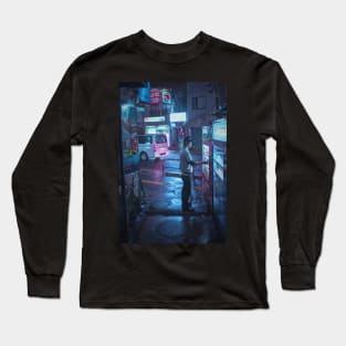 Coffee and Cigarette - Vertical Long Sleeve T-Shirt